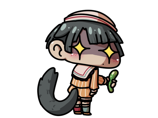 Chibi Chompy Arms spread